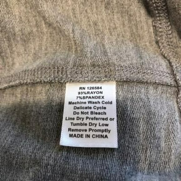 CITY LIGHTS Gray Thumb Hole Hoodie Size XL - Picture 7 of 7